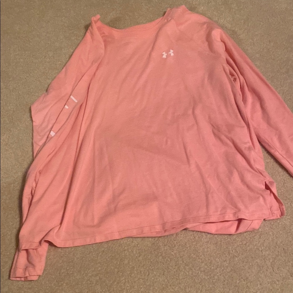 Under Armour Pink Long Sleeve Shirt